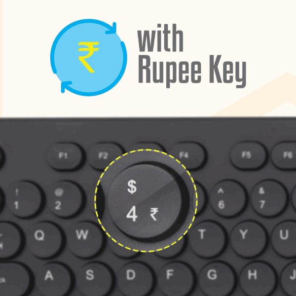 Zebronics K24 USB Keyboard – Slim, silent & durable with 8M keystrokes. - Image 2