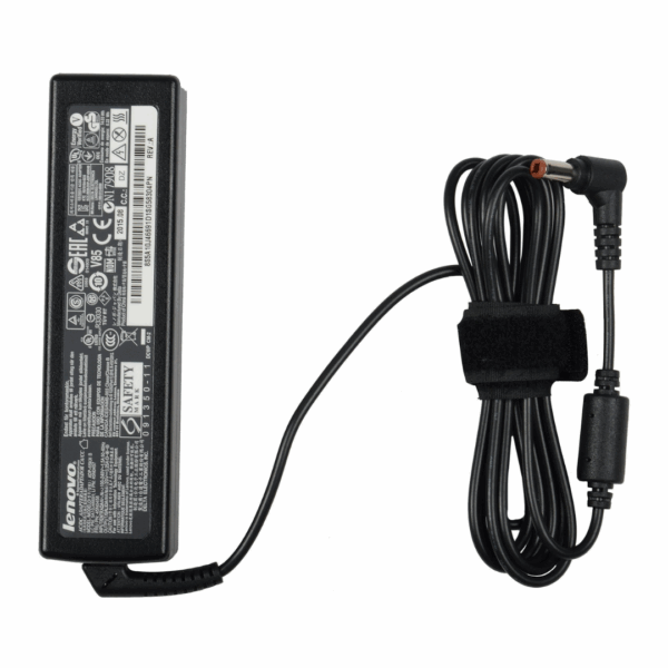 Lenovo 65W USB Slim Tip Rectangular pin Laptop Adapter - Image 2