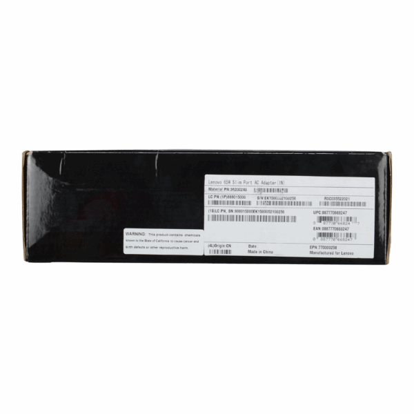 Lenovo 65W USB Slim Tip Rectangular pin Laptop Adapter - Image 3