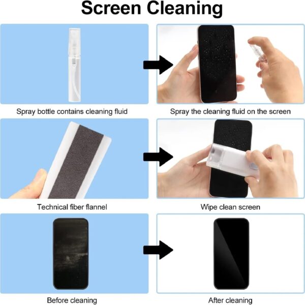 Elfora Electronic Cleaner – 7 Tools for Phones, Laptops & Accessories - Image 7